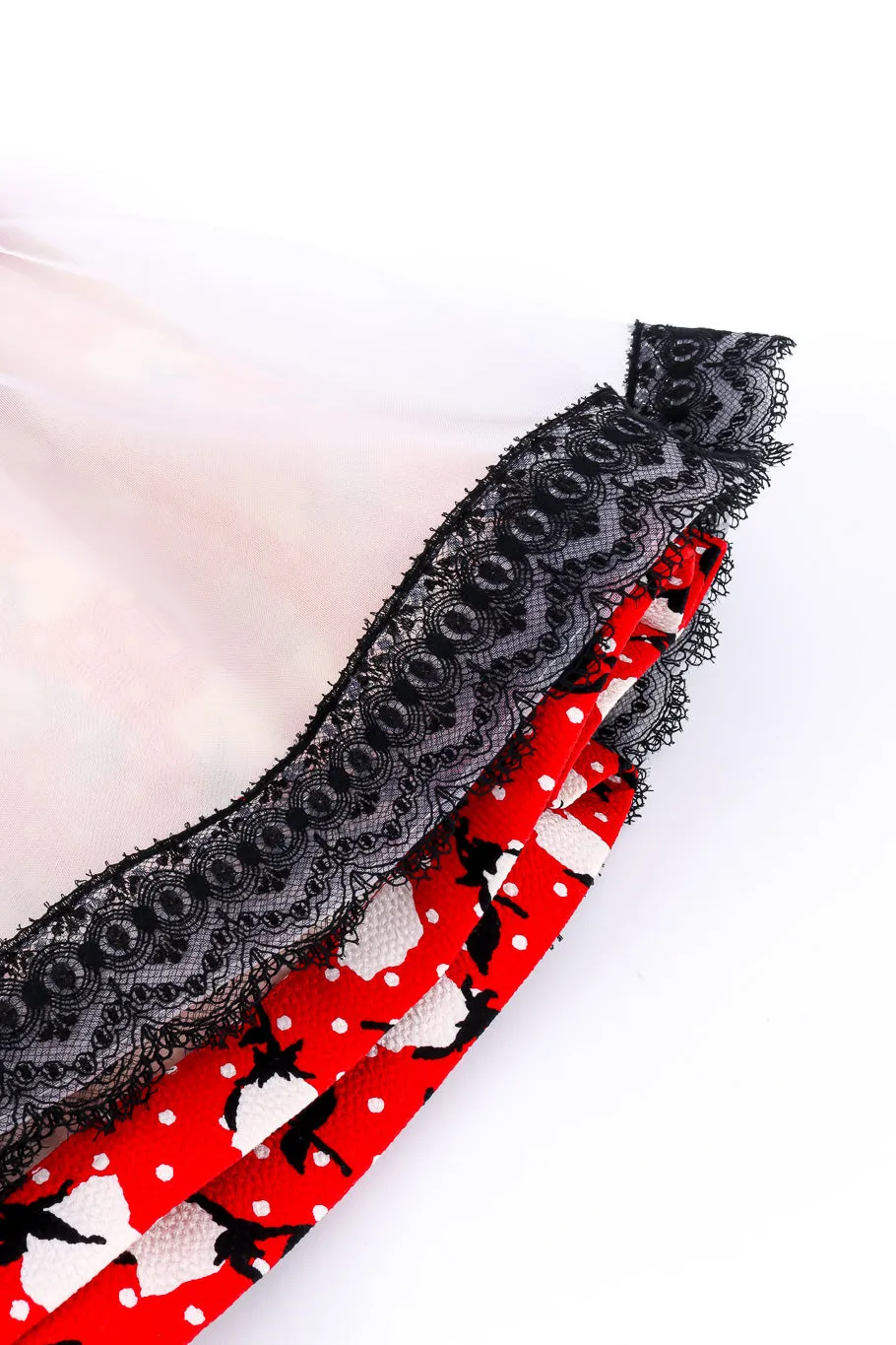 1988 S/S Floral Dot Full Skirt
