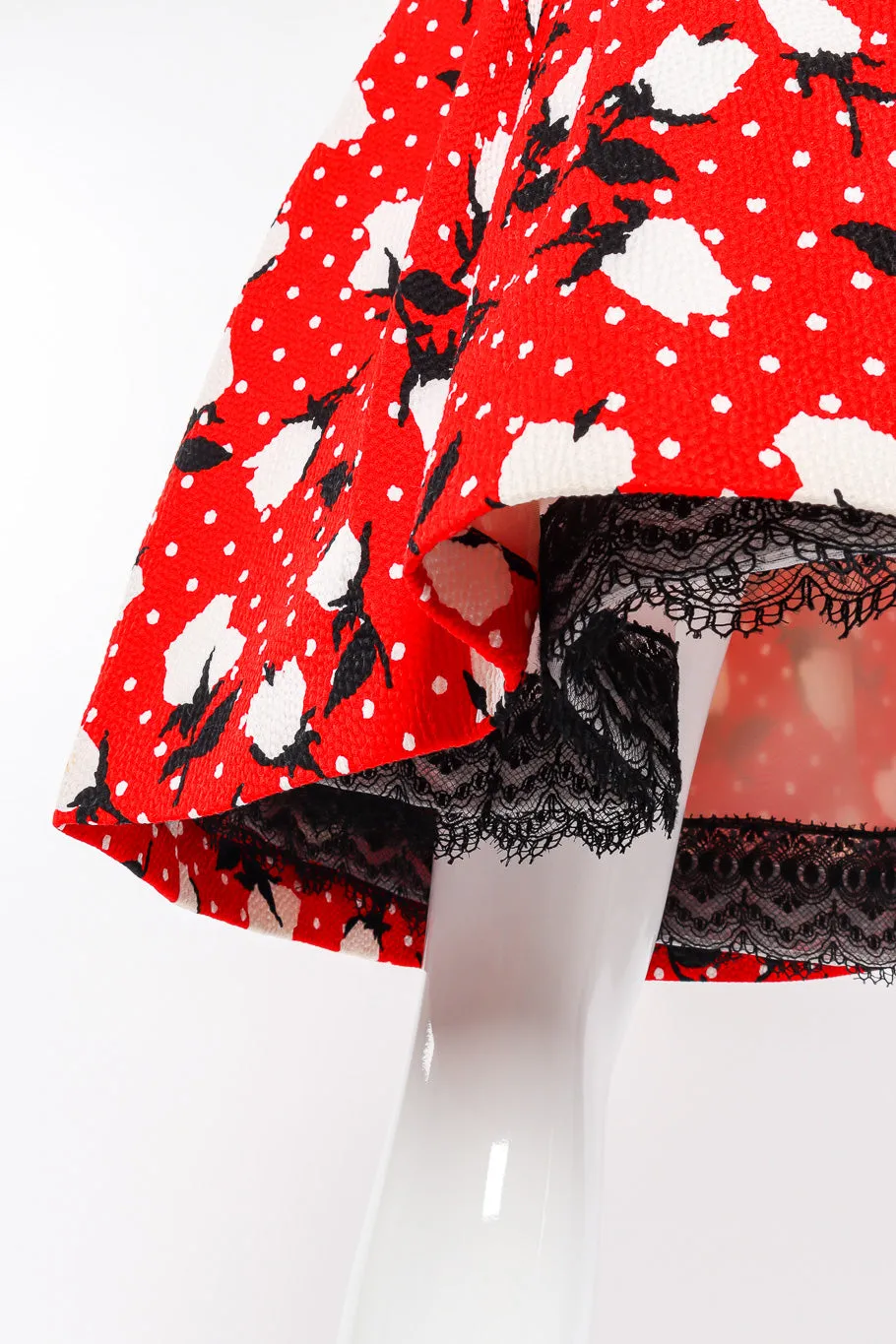 1988 S/S Floral Dot Full Skirt