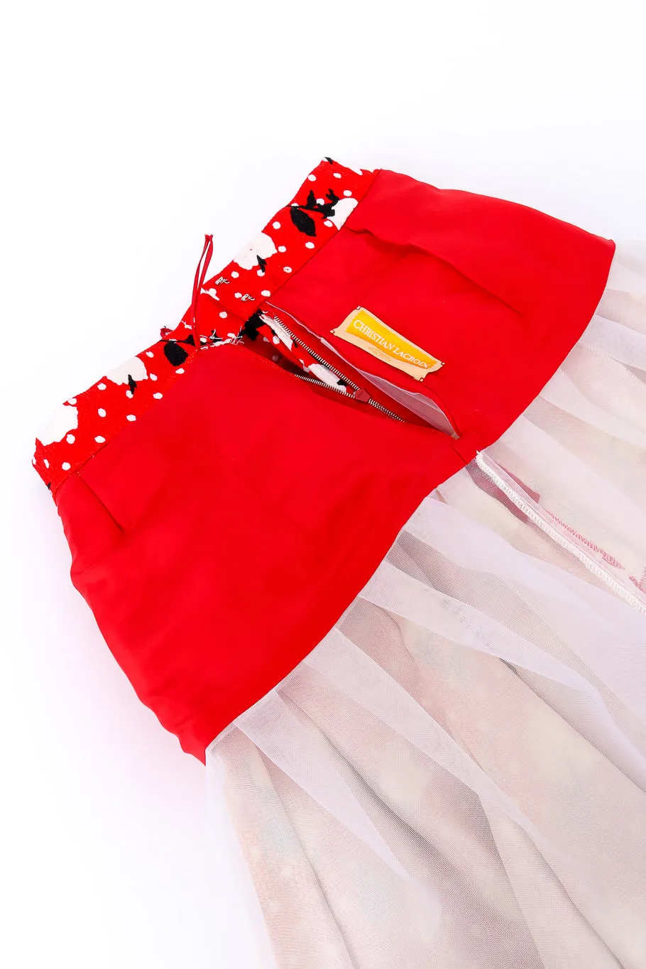 1988 S/S Floral Dot Full Skirt
