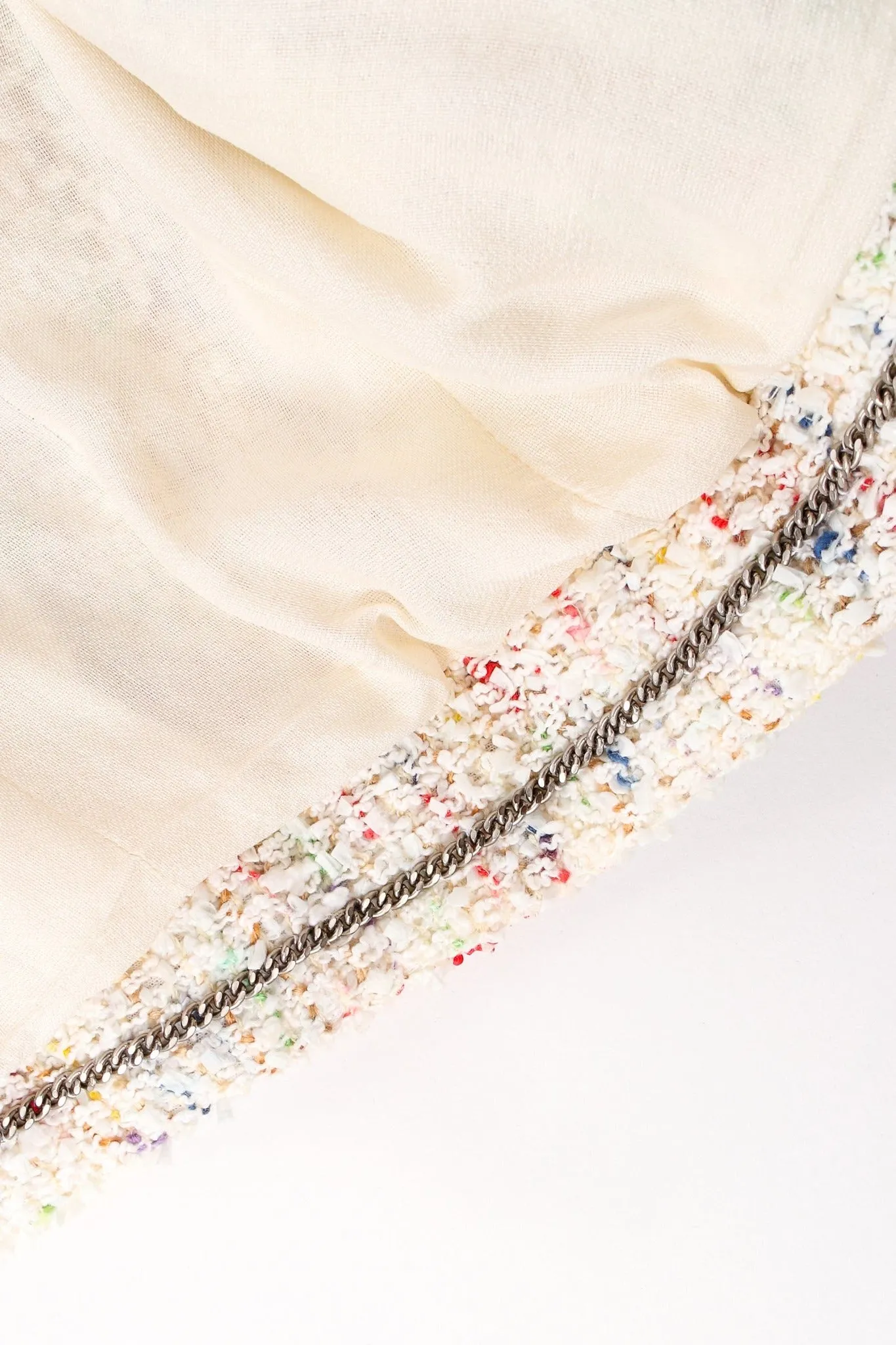1999 S/S Rainbow Bouclé Jacket & Skirt Set
