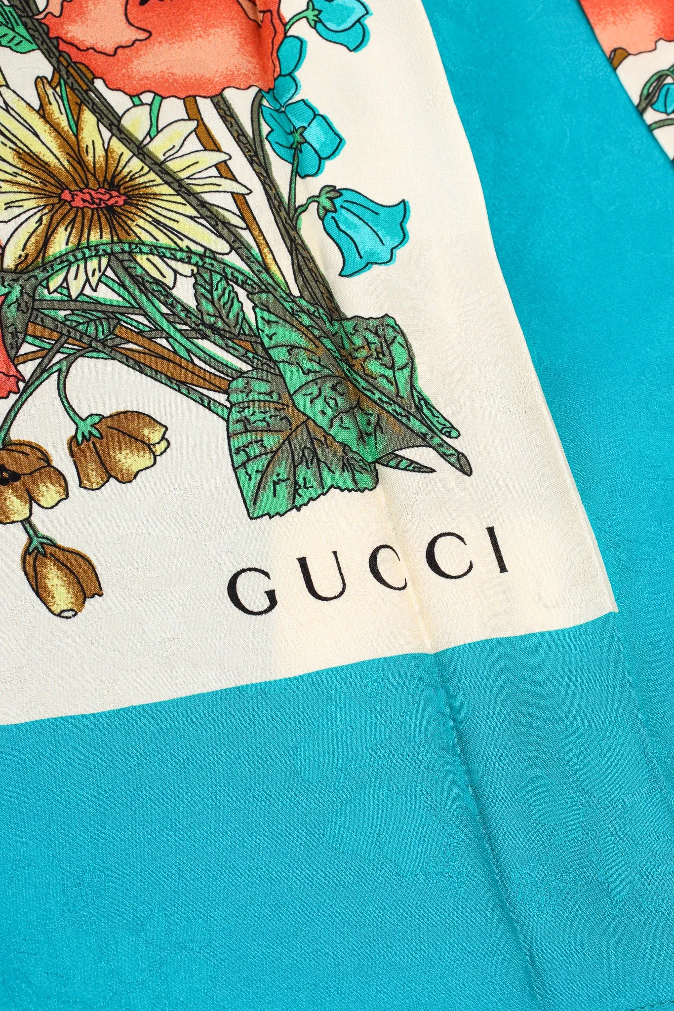 2019 Resort Poppy Print Silk Scarf Skirt