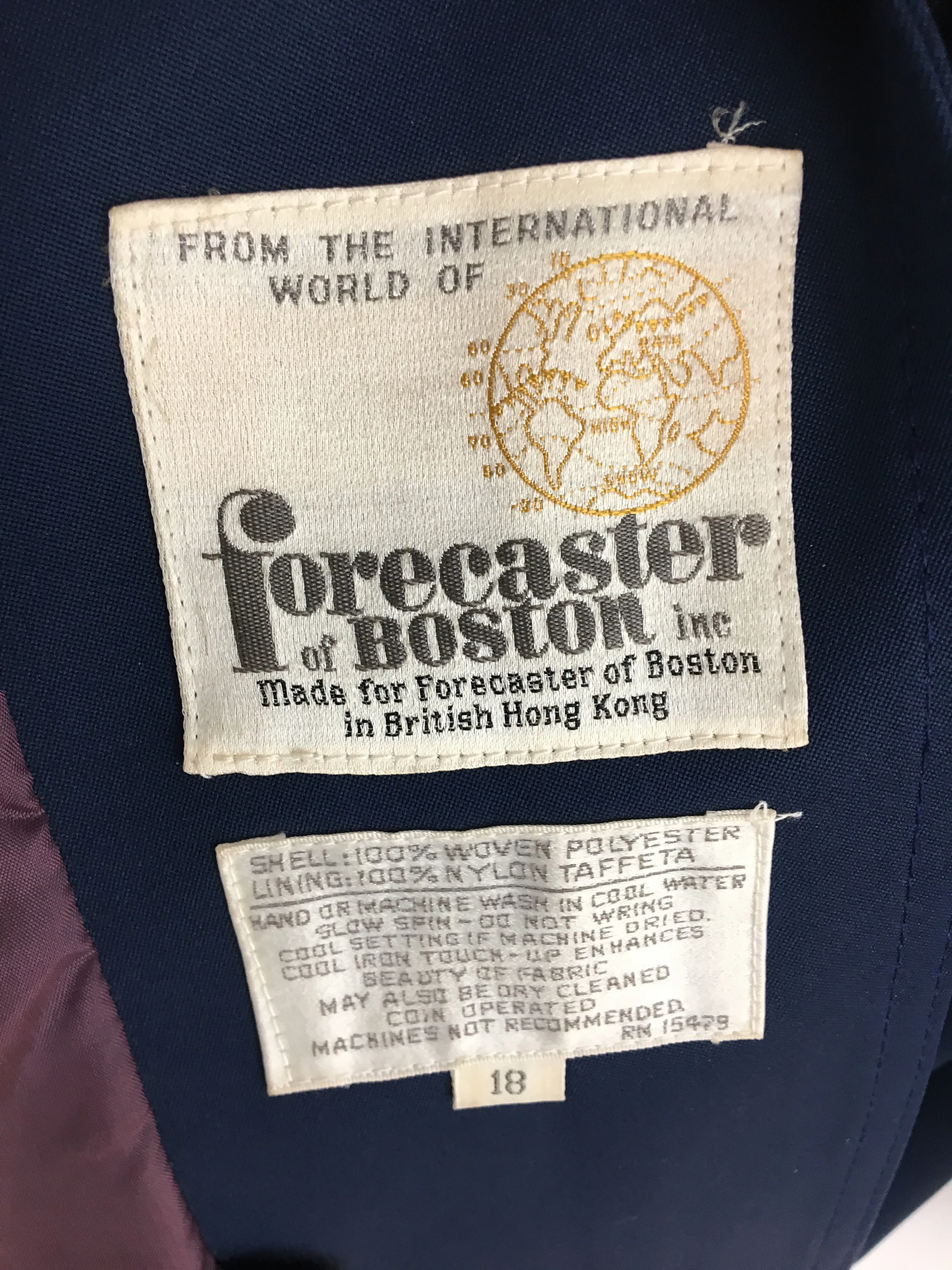70's FORECASTER INTERNATIONAL COAT / LARGE