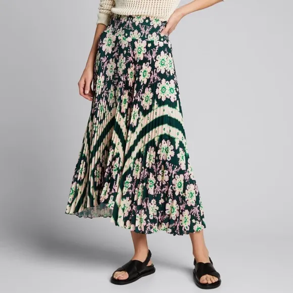 A.L.C. Sonali pleated midi skirt 6