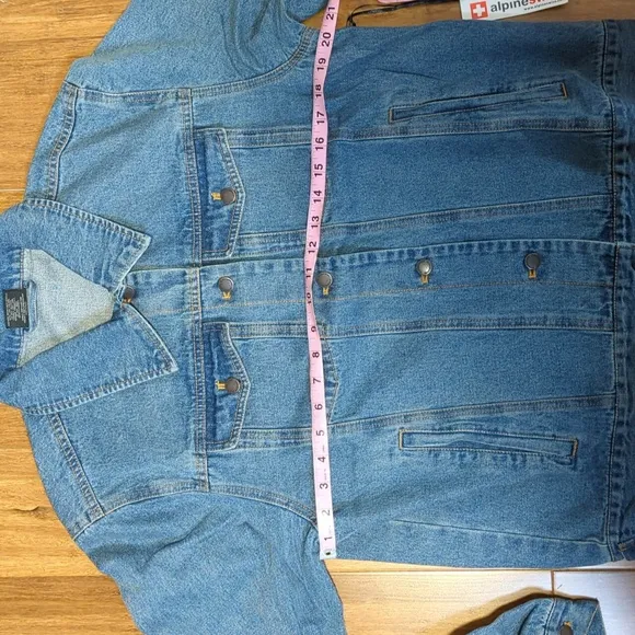 Alpine Swiss Denim Jean Trucker Jacket