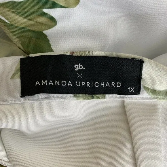 Amanda Uprichard Floral A-line Skirt New 1X