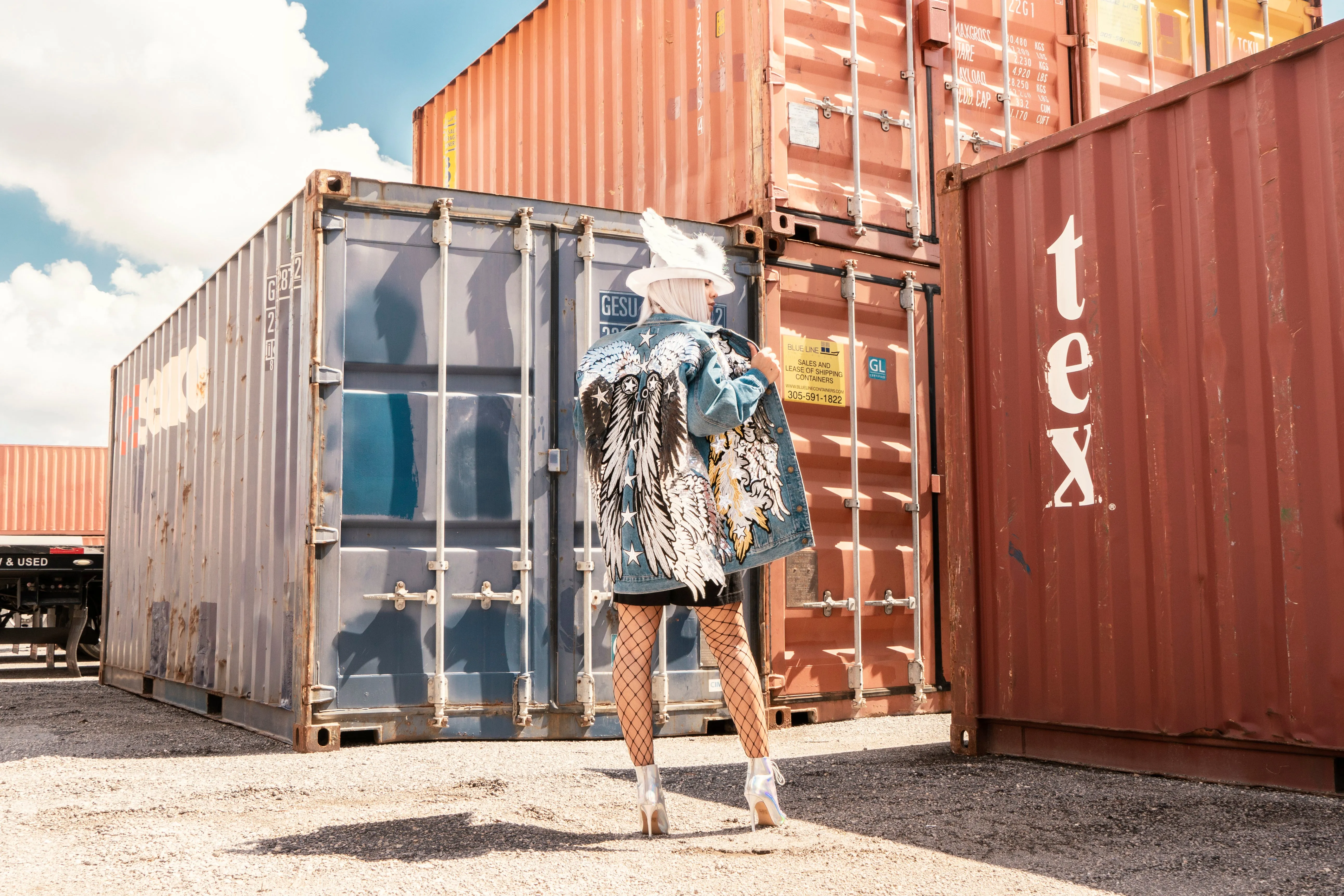 Angels Wings to fly Jacket.OVERSIZED FIT
