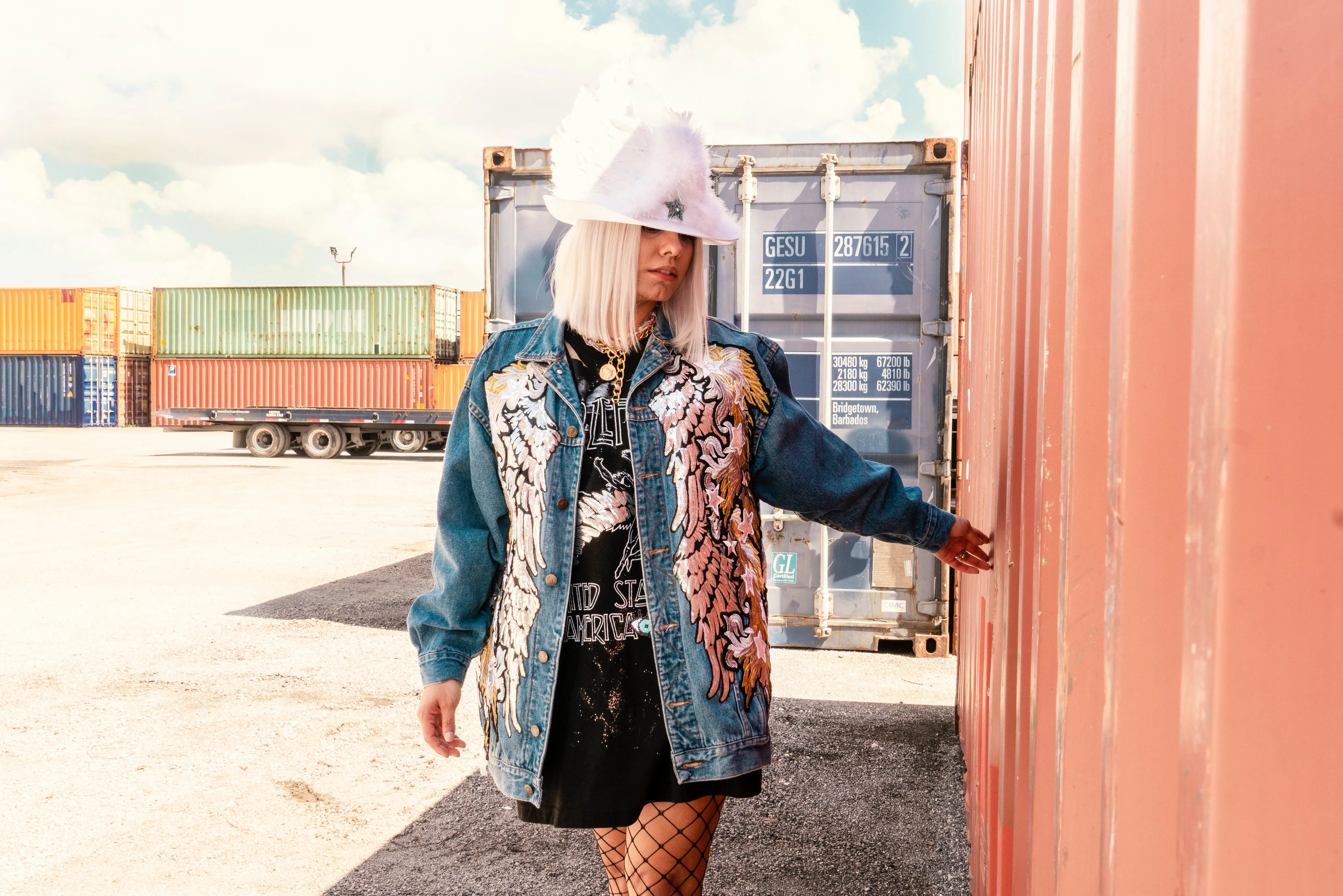 Angels Wings to fly Jacket.OVERSIZED FIT