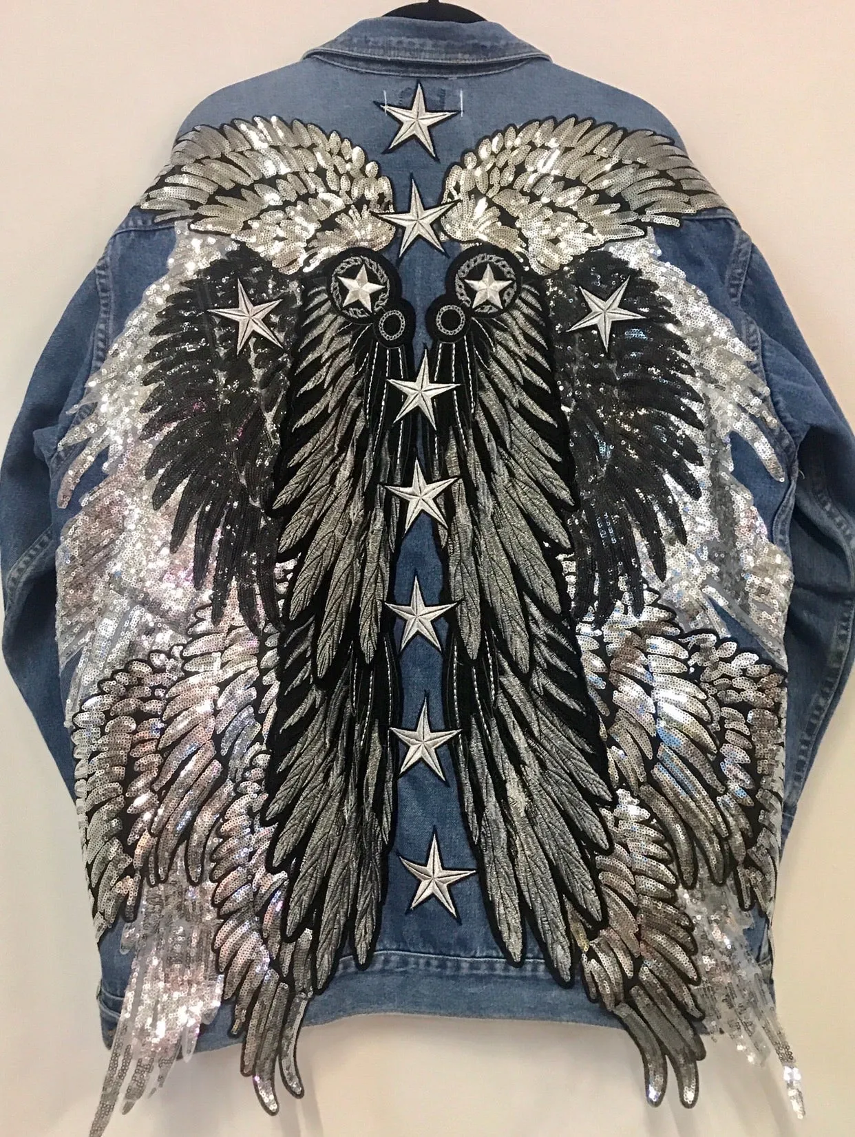 Angels Wings to fly Jacket.OVERSIZED FIT
