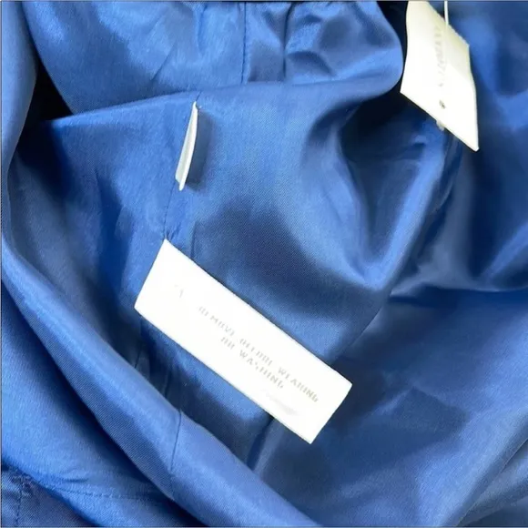 Ann Taylor blue pleated skirt size 8