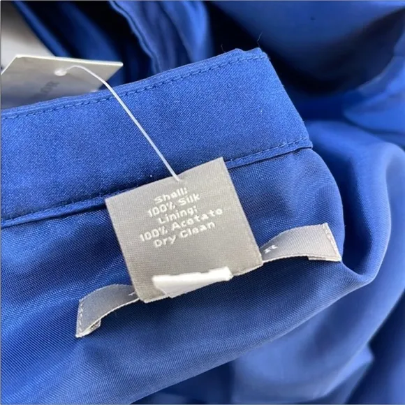 Ann Taylor blue pleated skirt size 8