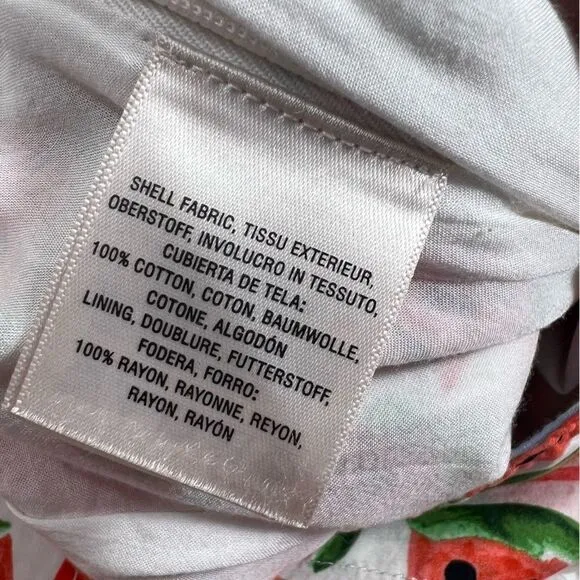 Anthropologie 45 of 52 Conversations colloquial full watermelon print skirt
