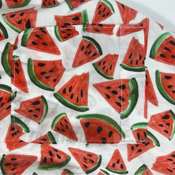 Anthropologie 45 of 52 Conversations colloquial full watermelon print skirt