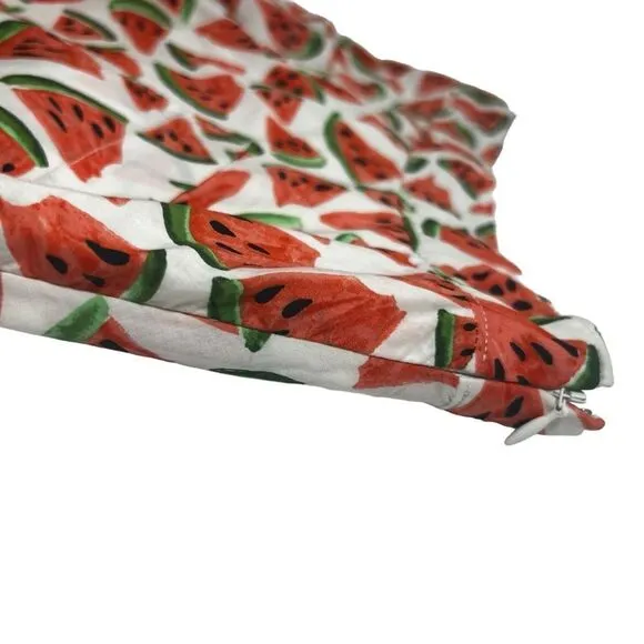 Anthropologie 45 of 52 Conversations colloquial full watermelon print skirt
