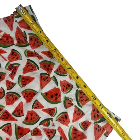 Anthropologie 45 of 52 Conversations colloquial full watermelon print skirt