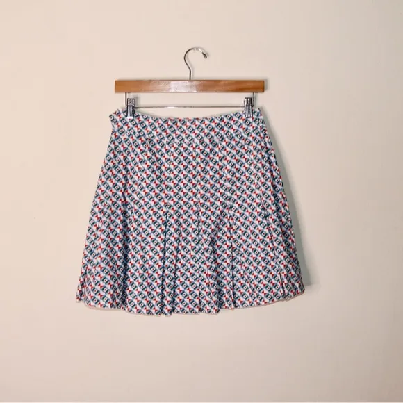 Anthropologie Maeve Pleated Mini Skirt