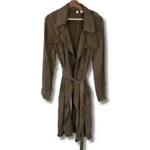 Anthropologie Moth Carrie Trench Coat Lightweight Brown Women's Size Medium