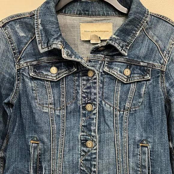 Anthropologie Pilcro And The Letterpress Denim Jacket Size S