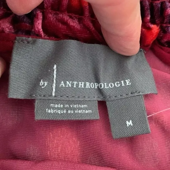 Anthropologie The Somerset Maxi Skirt Velvet Edition NEW