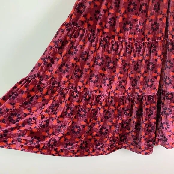 Anthropologie The Somerset Maxi Skirt Velvet Edition NEW