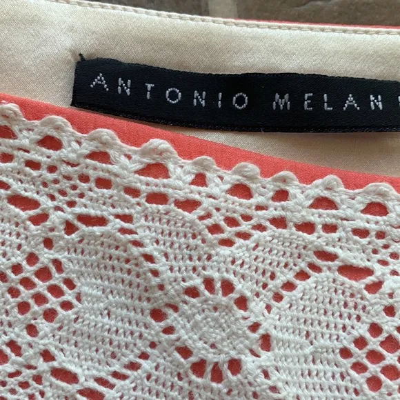 Antonio Melani Santa Fe Poppy Ibiza Silk Skirt Sz 10 NWT
