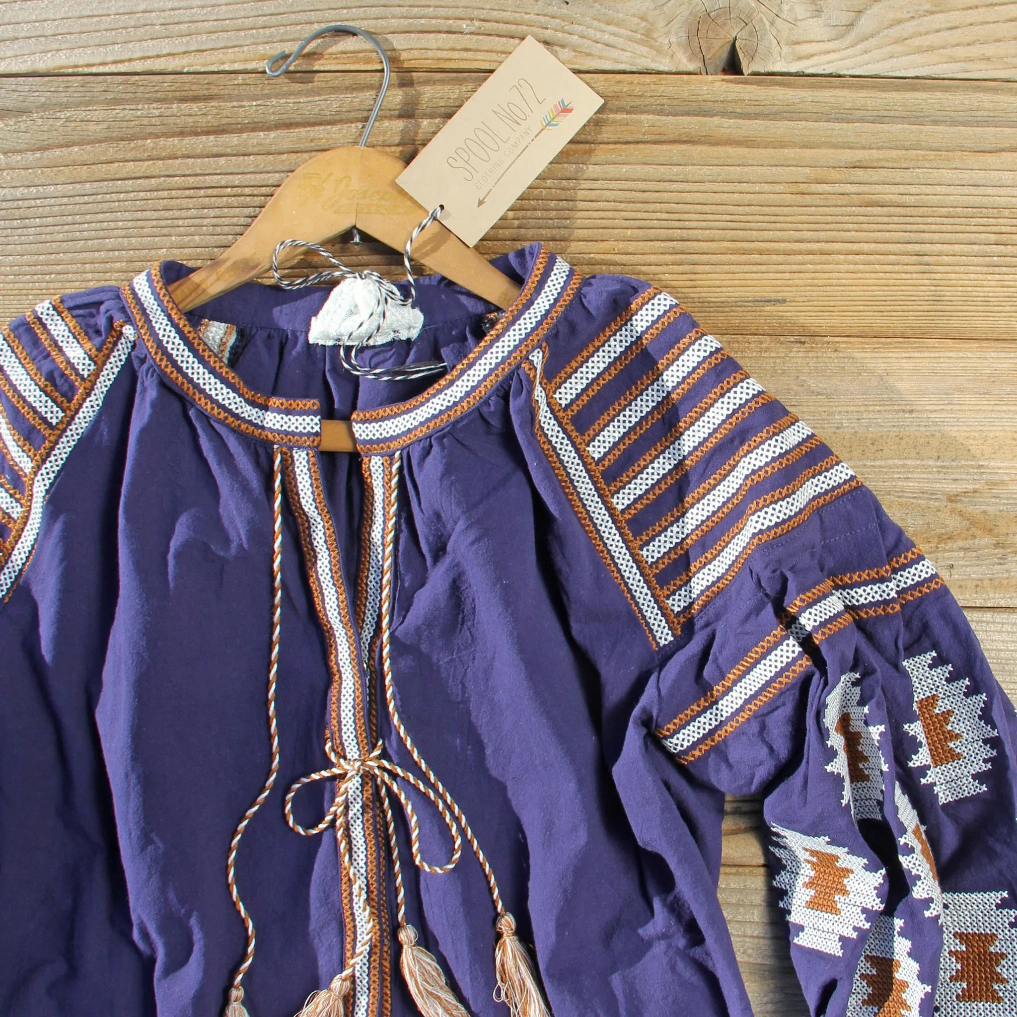Arizona Sky Blouse in Navy (wholesale)