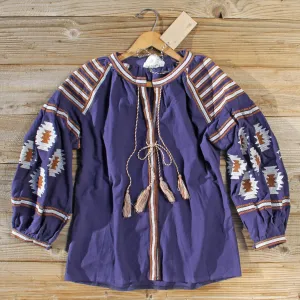 Arizona Sky Blouse in Navy (wholesale)