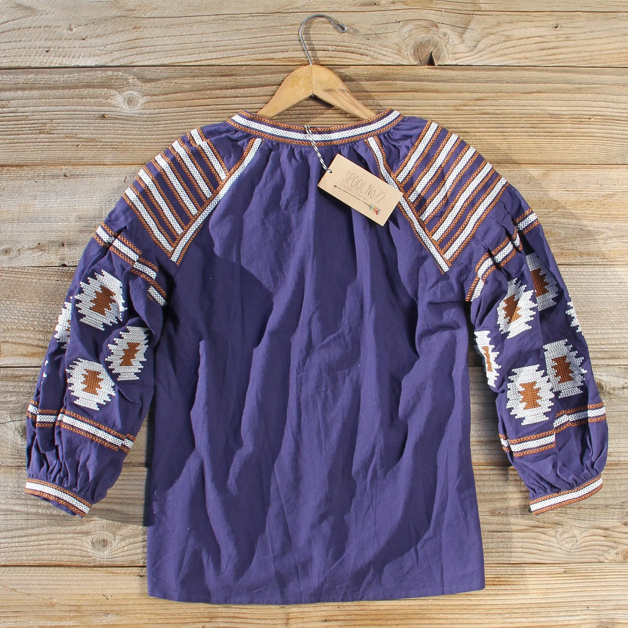 Arizona Sky Blouse in Navy (wholesale)