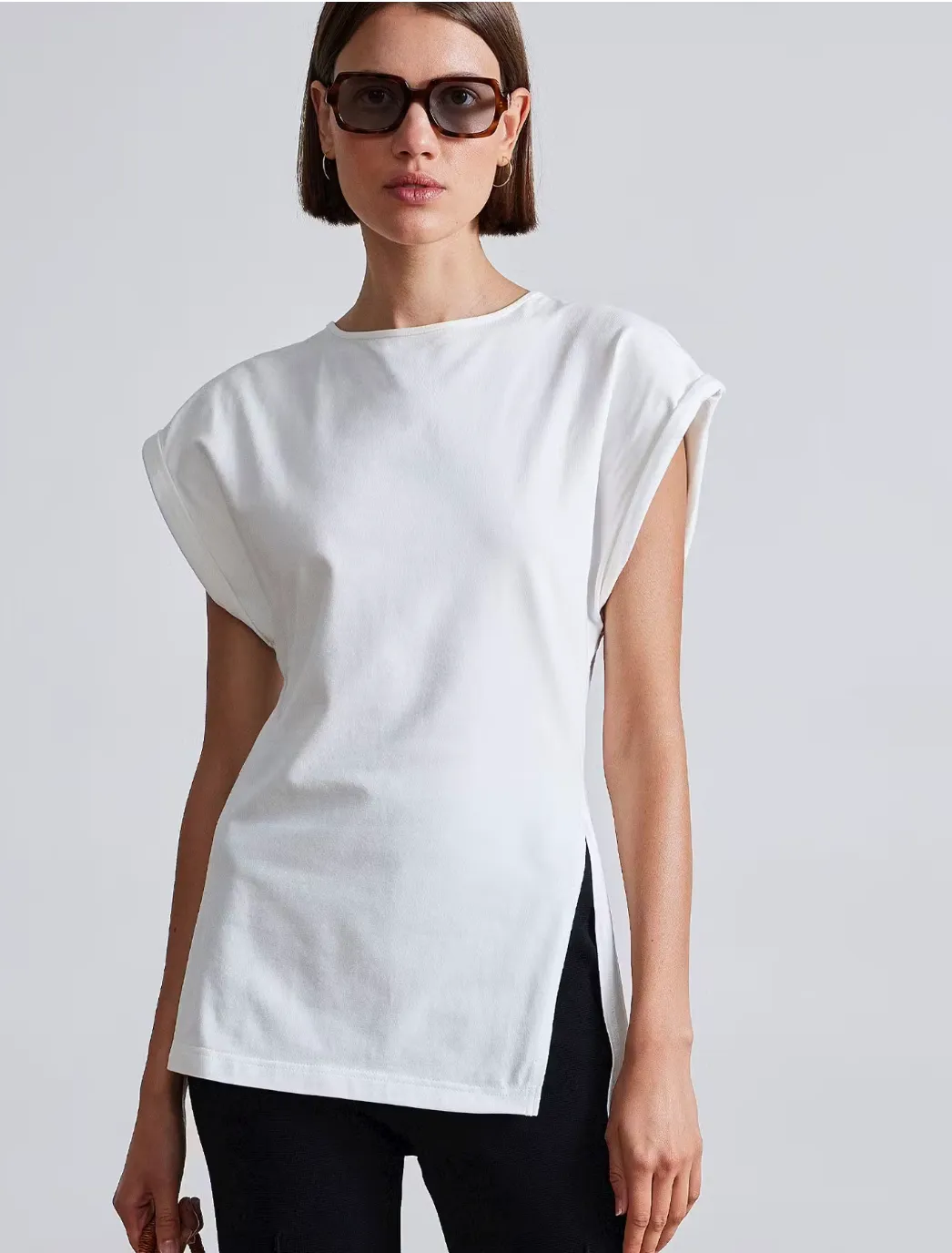 Asymmetric Tunic Tee