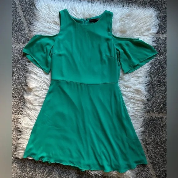 Banana Republic cold shoulder dress