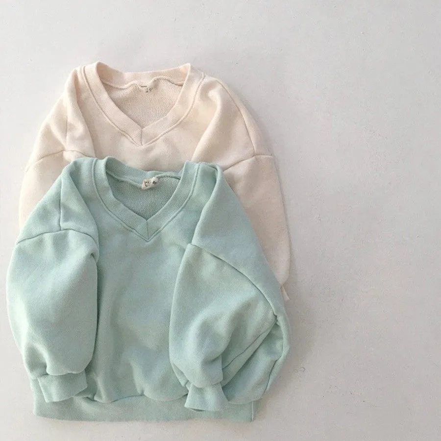 Bardot V-neck Sweatshirt