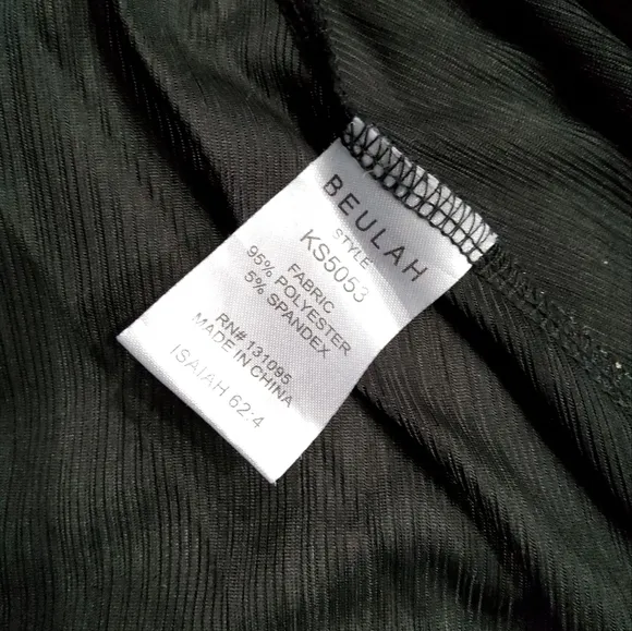 Beulah Style Gold Metallic Pleated Maxi Skirt Size 10