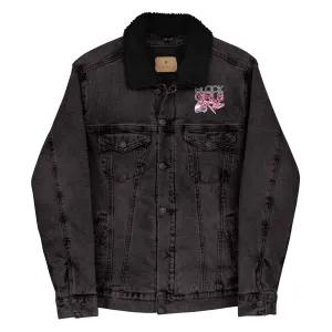 BGR Logo Unisex denim sherpa jacket