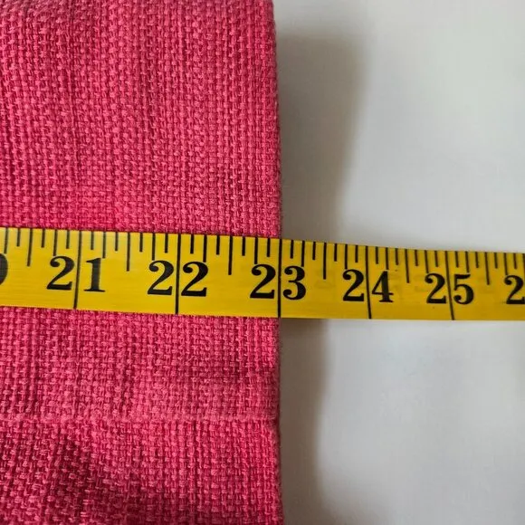 Boden Coral Pink Twill Cotton 3/4 Sleeve Mid Length Trench Coat Sz 14 Easter