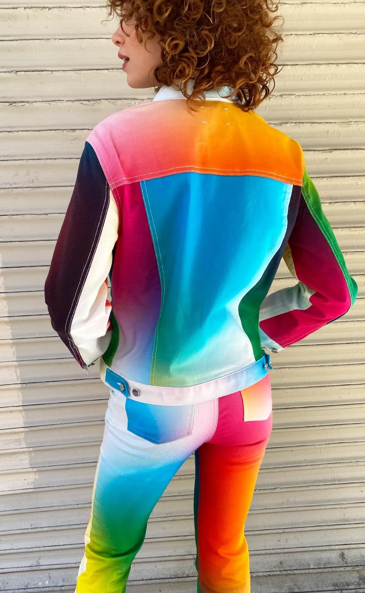 BruceGlen Gradient Denim Jacket