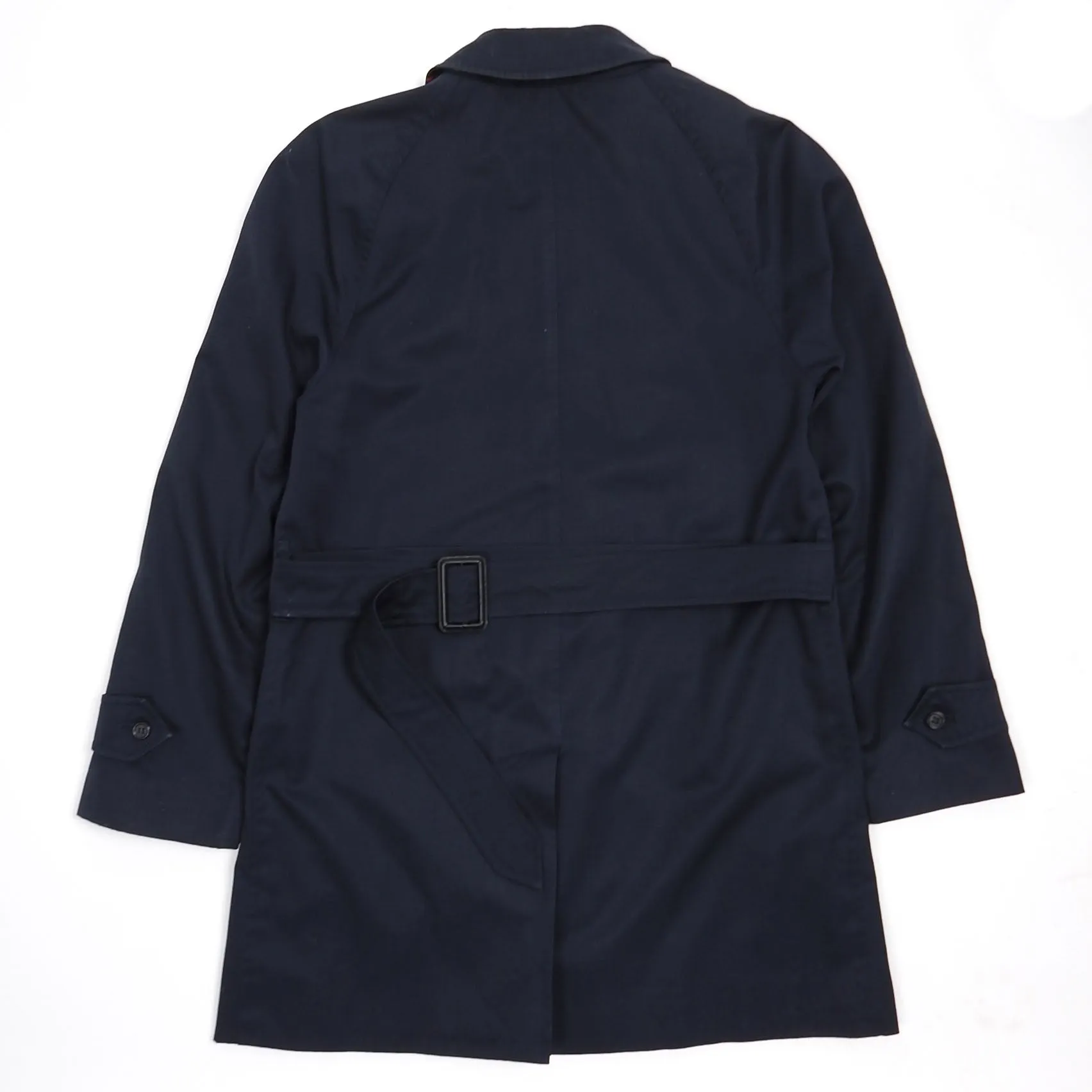 Burberrys Vintage Navy Trench Coat Size 54