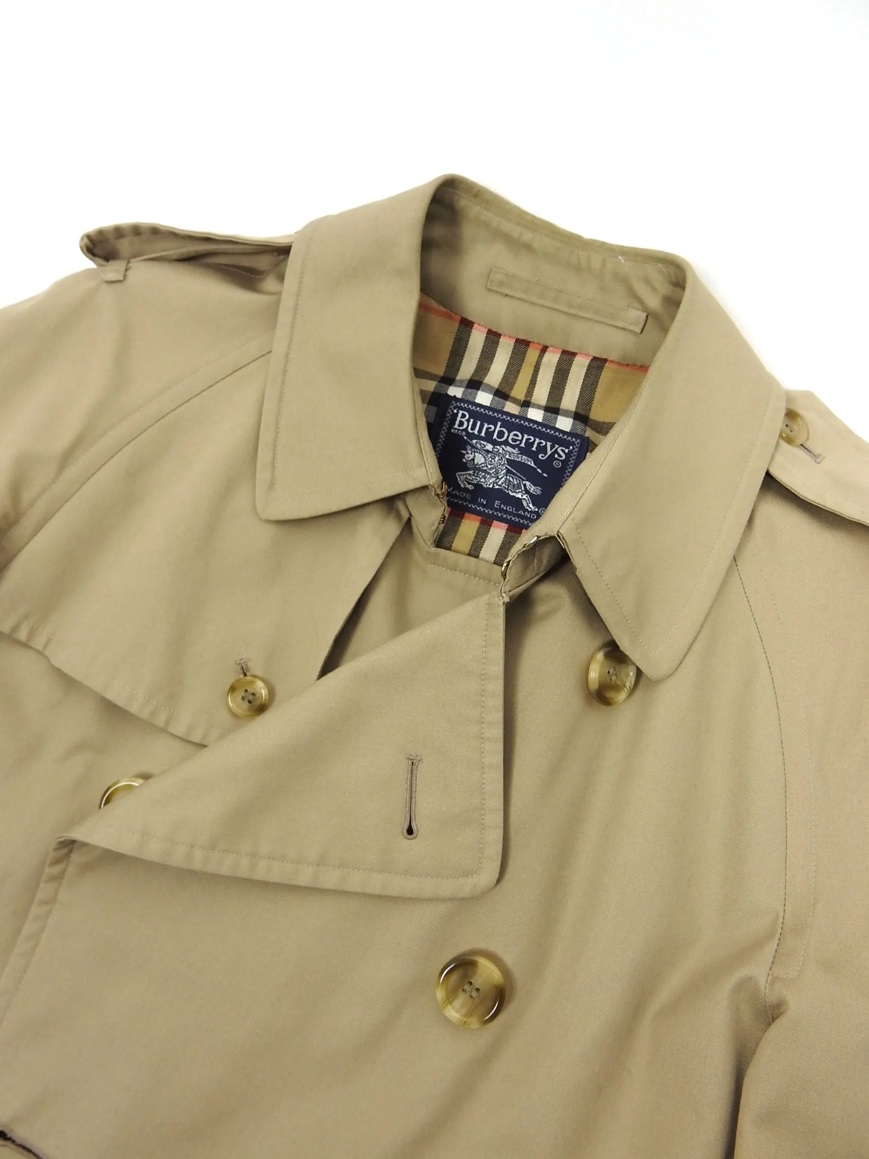 Burberrys Vintage Trench Coat Size 38R