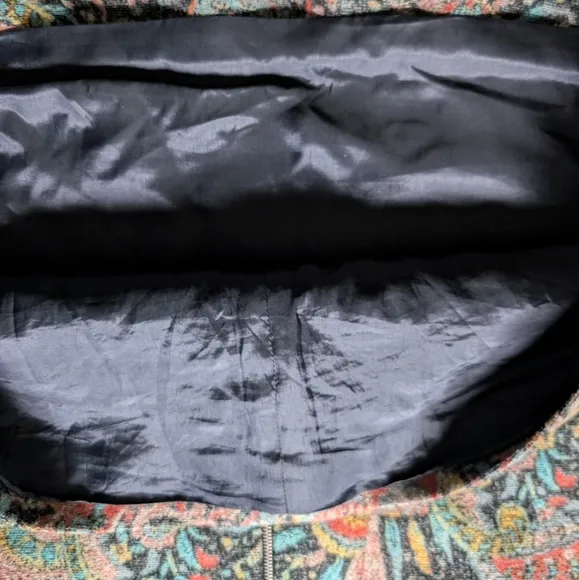 Carven A-line mini lined skirt sz L