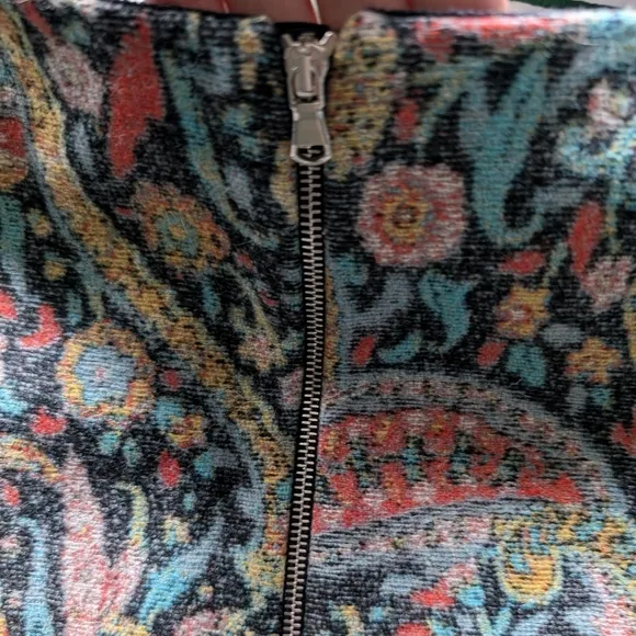 Carven A-line mini lined skirt sz L