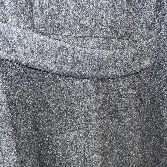 Cassidy Long 100% Wool Coat - Charcoal Gray - M