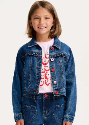 Catimini Girls Denim Jacket In Stock Now