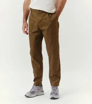 Chino Pleated 2/60 Pant Beige