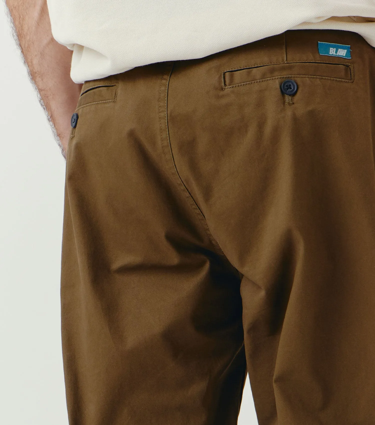 Chino Pleated 2/60 Pant Beige