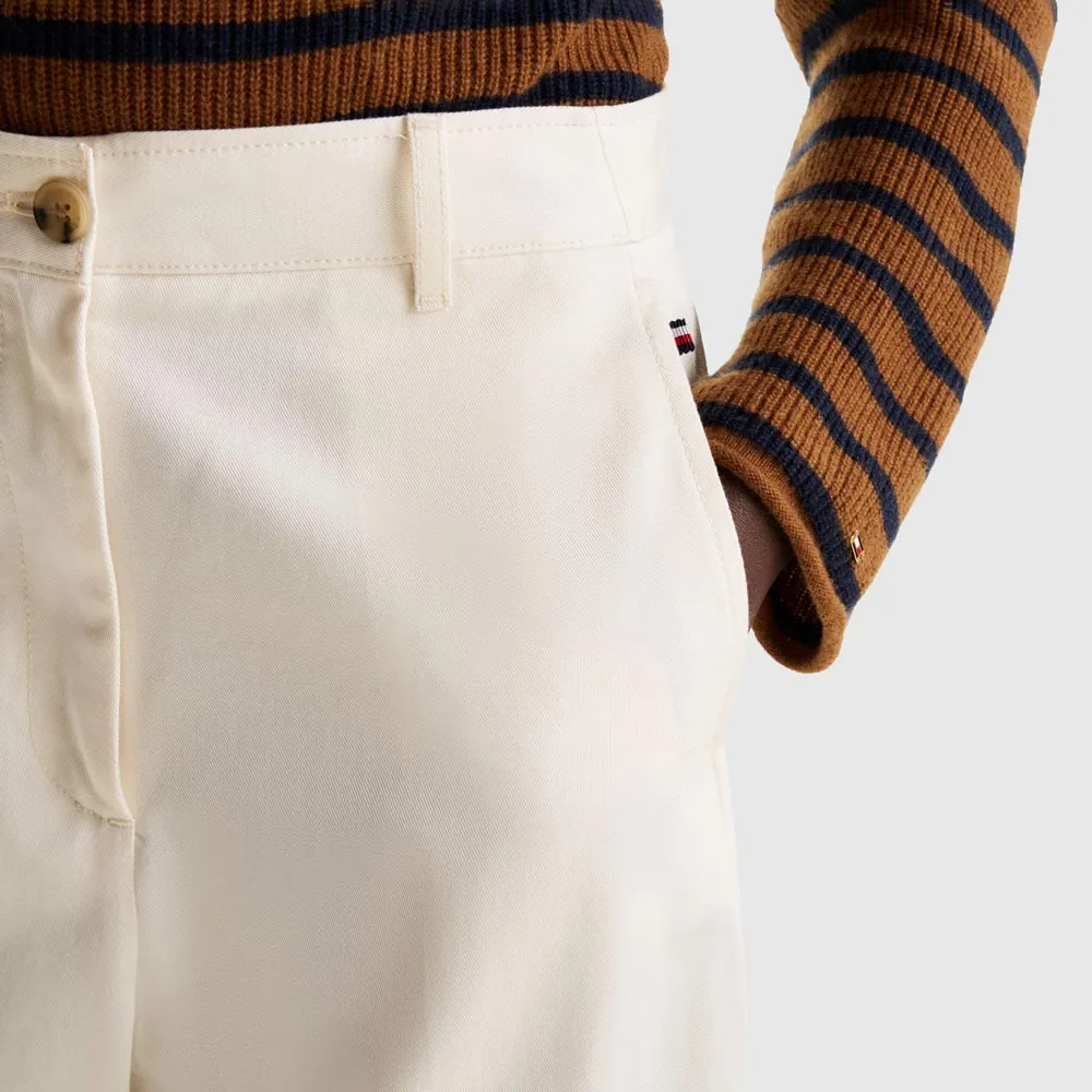Cotton Barrel Chino - Off White