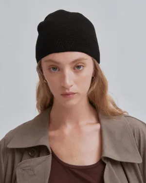 Crochet Beanie in Black