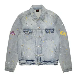 Cutty Mens Denim Jacket- Sulpher