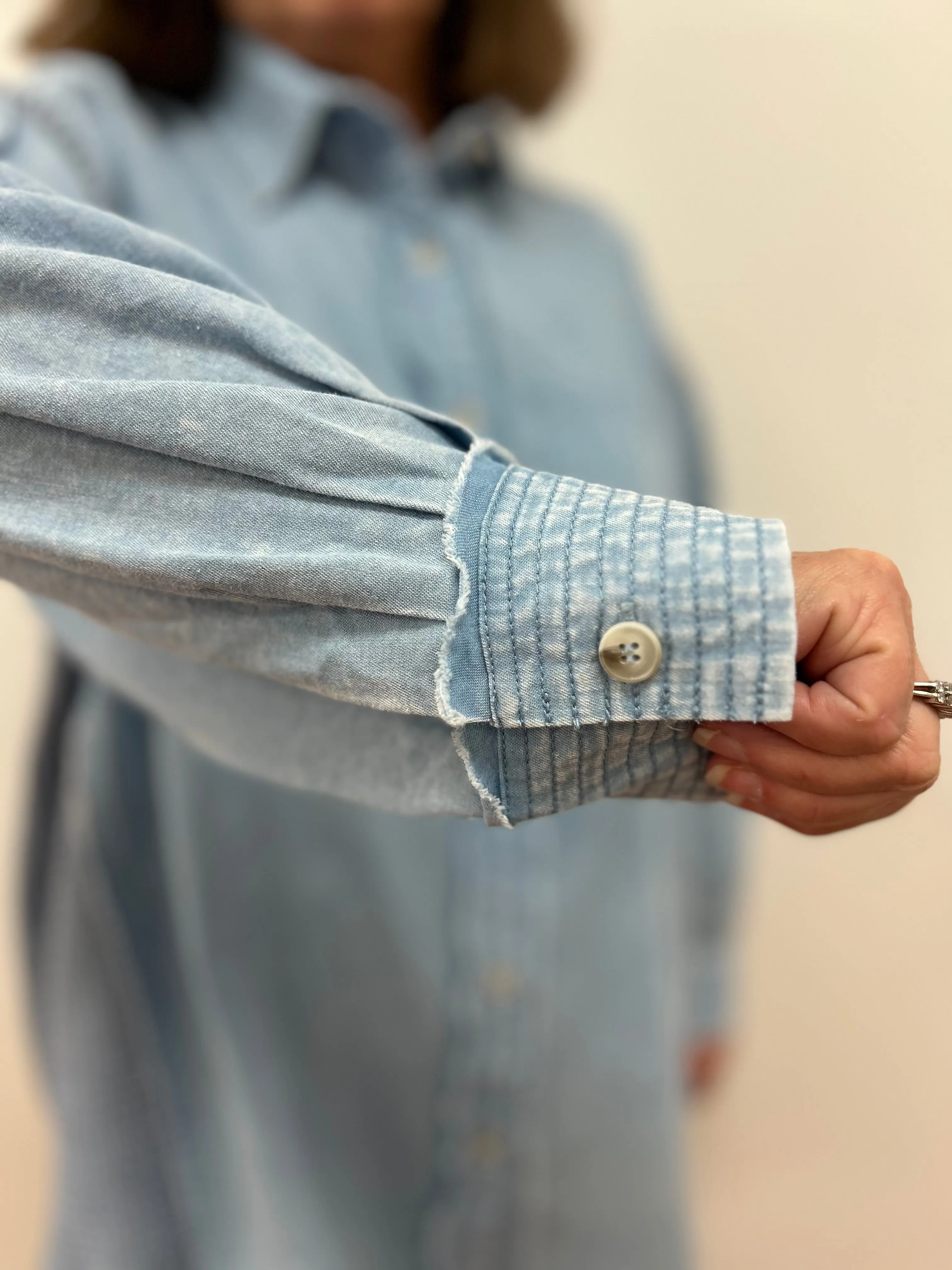 Danielle Denim Blouse