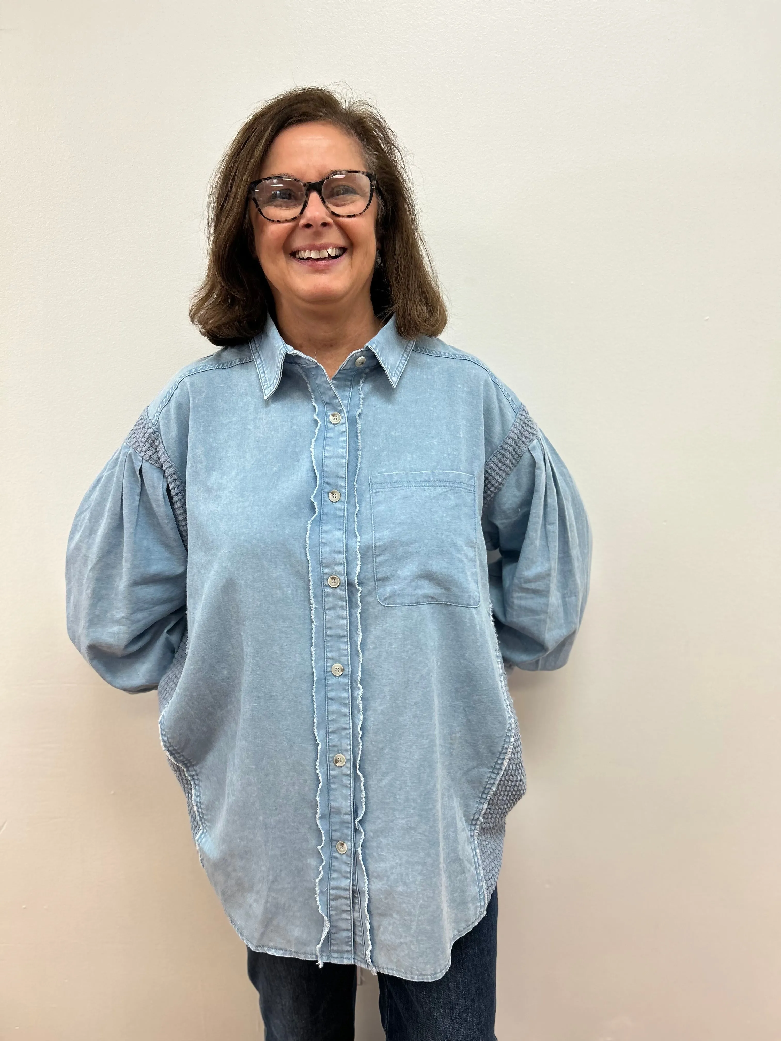 Danielle Denim Blouse