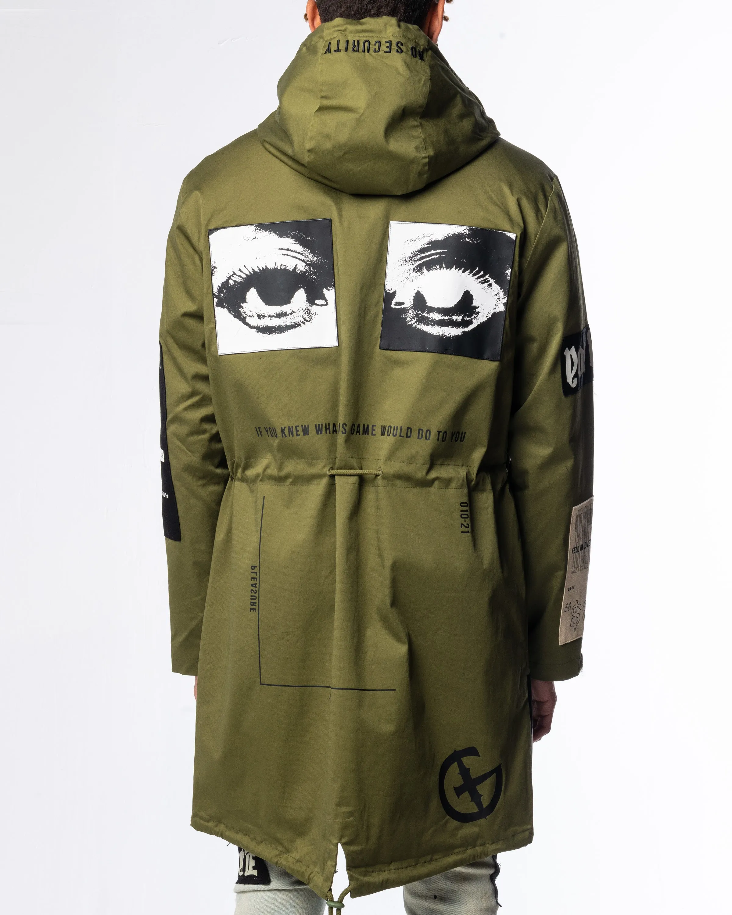 DECADENCE TRENCH COAT (OLIVE)