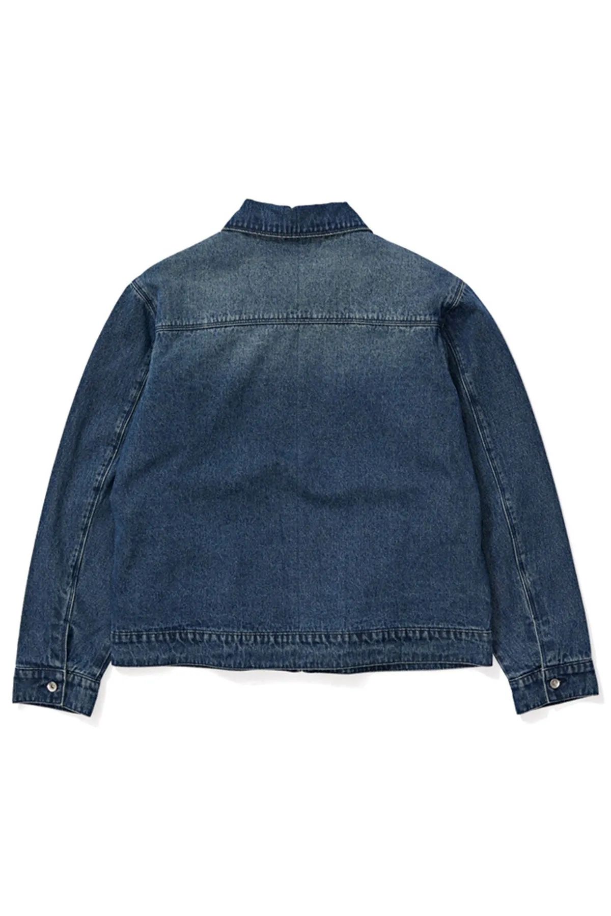 Denim Box Jacket - Washed Blue