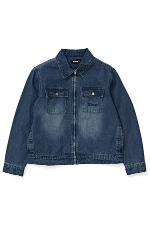 Denim Box Jacket - Washed Blue